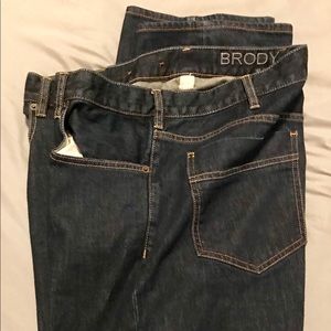 Men’s Brody Jeans: dark wash W38L32